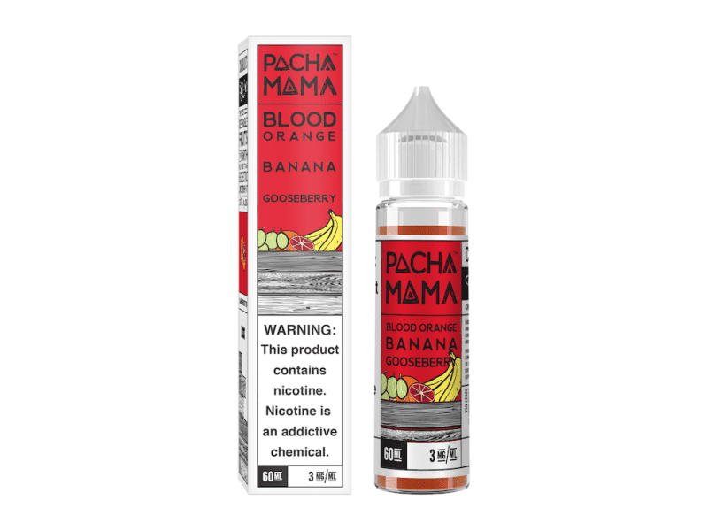 Pachamama Blood Orange Banana Gooseberry Eliquid Nicotine Vape NZ Store Ecig Ecigarette The Vape Shop NZ