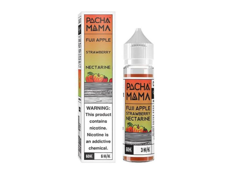 Pachamama Fuji Apple Strawberry Nectarine Eliquid Nicotine Vape NZ Store Ecig Ecigarette The Vape Shop NZ