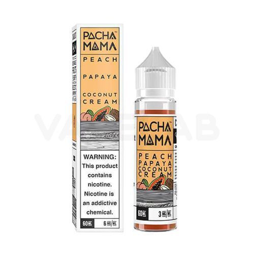 Pachamama Peach Papaya Coconut Cream Eliquid Nicotine VAPELAB AU Store Sydney New Zealand