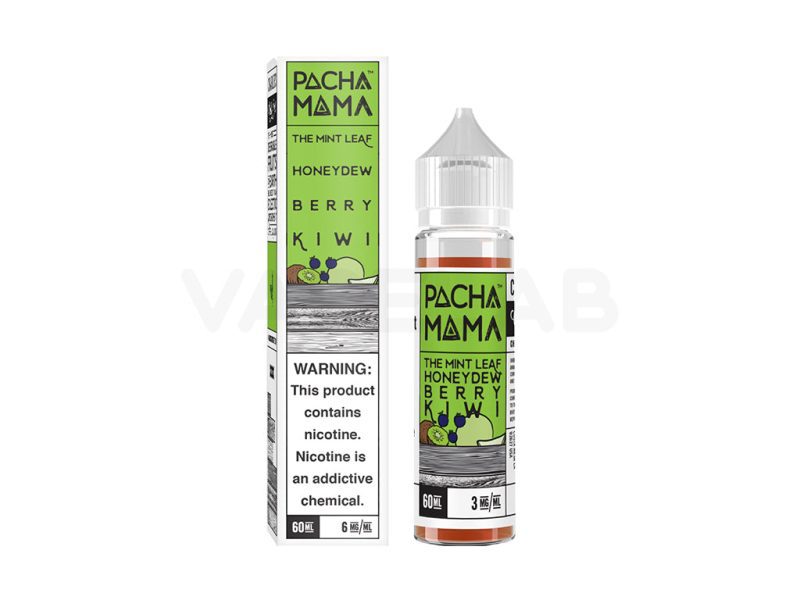 Pachamama The Mint Leaf Honeydew Berry Kiwi Eliquid Nicotine VAPELAB NZ Store Perth Australia