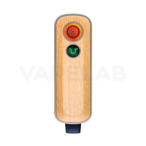 VAPELAB NZ Firefly Vapour 2 Dry Herb Vape Device Oak Wood Silver Vapouriser Vape Store Wellington New Zealand